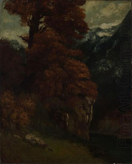 Gustave Courbet The Glen at Ornans china oil painting image